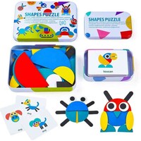Picture of UKR Shapes Puzzle for Kids, Multicolour