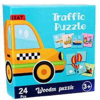Picture of UKR Traffic Puzzle Wooden for Kids