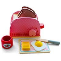 Picture of UKR Toaster Wooden for Children, Multicolour