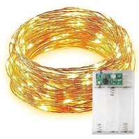 Picture of Battery Operated Fairy Lights, 5 Meter, Warm White - Pack of 10