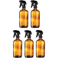 Picture of FUFU Amber Glass Boston Spray Bottles, 236ml, 5Pcs