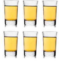Picture of FUFU Shot Glass Set with Heavy Base, 1 Ounce Tequila Shot Glasses, Set of 6