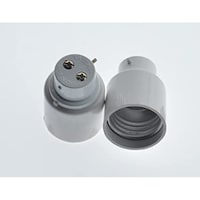 Picture of Light Bulb Socket Base Converter Holder, E27 - B22, White