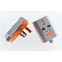 Picture of Tersen Multi-Function Type G Socket Adaptor, White and Orange
