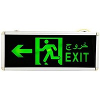 Picture of Tersen Left Exit Lighting LED Light Sign Board, Green