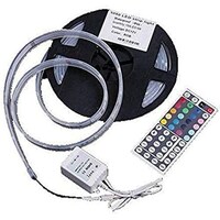 Picture of Waterproof 5050 RGB 150 SMD LED Strip Light with Remote, 5 m, Multicolour