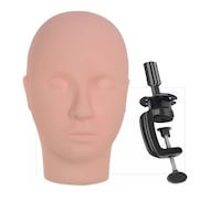 Picture of Dummy Head for Makeup and Facial Training with Head Holder, Beige
