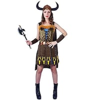 Picture of Gaoshi Women's Viking Vixen Sexy Warrior Costume - One Size