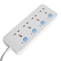 Picture of Universal 5 Way Extension Socket - White