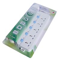 Picture of Universal 4 Way Extension Socket - White