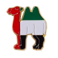 Picture of United Arab Emirates Flag Camel Metal Lapel Pin