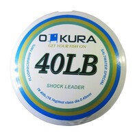 Picture of Oakura Fluorocarbon Shock Leader Line, Transparent White, 25m