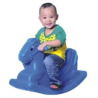 Picture of Galb Al Gamar Toddler Horse Rocker Toy, Blue