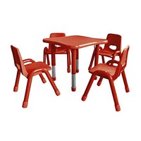 Picture of Galb Al Gamar Height Adjustable Kids Table Top size 60x60cm, High 37-62cm 7064 - chairs not included