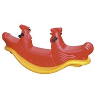 Picture of Chicken Teeter Totter Seasaw For Kids, Red & Yellow