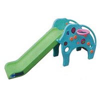 Picture of Foldable Elephant Designed Slide With Stairs And Basket Ball Hoop , 170x71x73 cm 6240