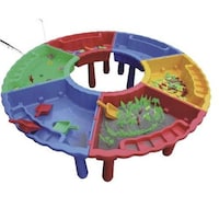 Picture of Multi Purpose And Colorful Plastic Table Set For Kids, sand play, water play