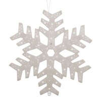 Picture of DZ Snow Flake Shape LED Hanging Light For Christmas Tree, Multicolors, 40cm