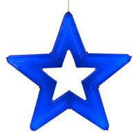Picture of Star Shape LED Hanging Light, Blue, 60cm