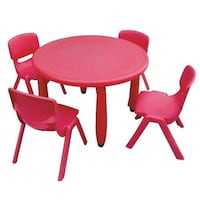 Picture of Children Preschool Plastic Table 76cm Dia, 50cm High, Round, 7038, Chairs not included