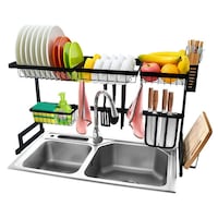 Picture of 304 Stainless Steel Over The Sink Dish Drying Rack, 81 cm