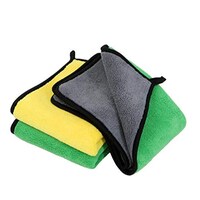 Picture of Soft Microfiber Super Absorbent Cleaning Cloth - Set of 3Pcs