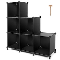 Picture of TomCare DIY Organizer Storage Shelves Cubes, Black