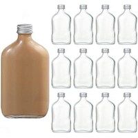 Picture of FUFU Clear Glass Bottle, 200ml, Pack of 12
