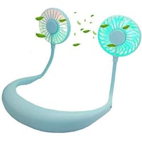 Picture of Zdiil LED Aromatherapy Portable Sports Neck Hanging Fan