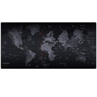 Picture of World Map Gaming Mouse Pad, Black