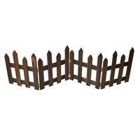 Picture of Yatai Wooden Garden Interlocking Panels Fence, Brown
