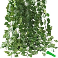 Picture of Runzhemaoyi Artificial Ivy Leaf Plants Vine for Home Décor, Green, 26.4 m