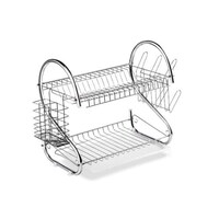 Picture of Home Pro Steel Tube S-Shape Dish Rack, Silver, 16inch