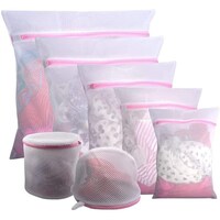 Picture of Solgd Laundry Bags Mesh Wash Bags with Premium Zipper, Set of 7pcs