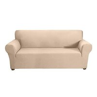 Picture of Docooler 3 Seater Milk Silk Fabric Stretch Sofa Slipcover