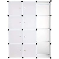 Picture of DIY Closet Wardrobe Organizer Shelves, 12 Cubes