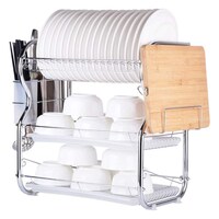 Picture of Decfeal Multi-functional 3-Tier Dish Rack