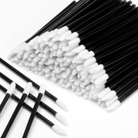 Picture of Ecbasket Disposable Lipstick Wand Applicator, Black and White, 600 Pcs