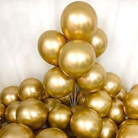 Picture of Erweicet Chrome Metallic Finished Thick Latex Party Balloons 