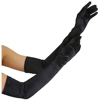 Picture of Tobeinstyle Elegant Chic Satin Gloves for Women