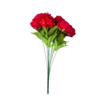 Picture of Decoration Artificial Peony Flowers Bunch