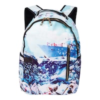 Picture of Yu Chen Multi Design Adjustable Strap Backpack - Blue