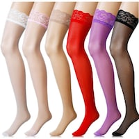 Picture of Aoao Lace Stockings for Women, 6 Pairs