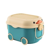 Picture of BabyWorld Large Size Plastic Storage Box with Wheels for Kids