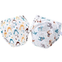 Picture of Baby World Unisex Baby Cotton Ultra Wide Potty Training Pants, Set of 2pcs