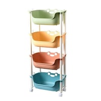 Picture of Baby World 4 Layers Detachable Plastic Toy Storage Racks 