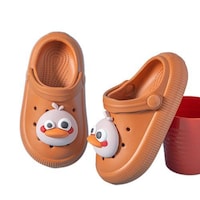 Picture of Baby World Soft Cartoon Duck Slide Beach Sandals