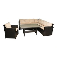 Picture of Rattan L-Shape 8 Seater Sofa