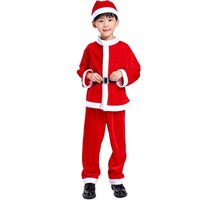 Picture of Boyang Santa Claus Costume For Boy's - Red