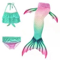 Picture of Boyang 3 Piece Mermaid Costume For Girl's - Green